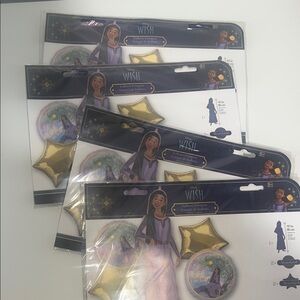 Wish Celebration Set with Gold and Blue Highlights